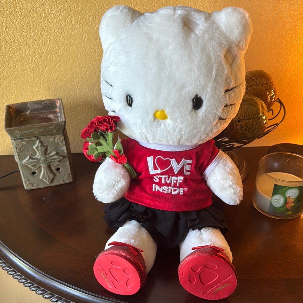 Hello Kitty Plush with Red Love Shirt Build a Bear